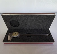 Starrett No. 120 Dial Caliper 0-6in Range 0.001in Grad Yellow Dial +/-0.001"