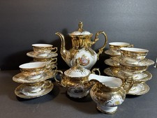 Antique 1940  s Ornate Tea Set Bavaria Johann Seltmann VohenstrauB