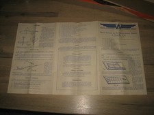 ANCIEN JOUET AVION chasseur tricolore Bois démontable Quiralu Boislux