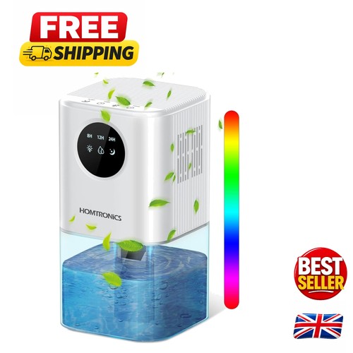 High-Efficiency 1.7L Dehumidifier for Bedroom & Office - Quiet & Automatic