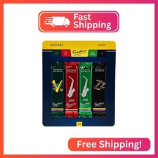 Vandoren SRMIXA25 Alto Sax Jazz Reed Mix Card includes 1 each ZZ, V16, JAVA and