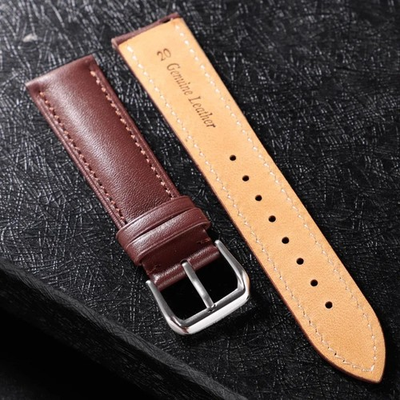 #ad 16mm 18mm 20mm 22mm 24mm Leather Watch Band Strap Bracelet $7.99