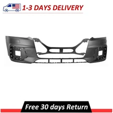 New Front Bumper Cover With Tow Hook Hole Fits 2016-2018 Audi Q3 8U0807065QGRU