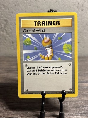 Gust of Wind 093/102 Base Set Regular Common-Pokemon TCG-Fast Shipping-LP!