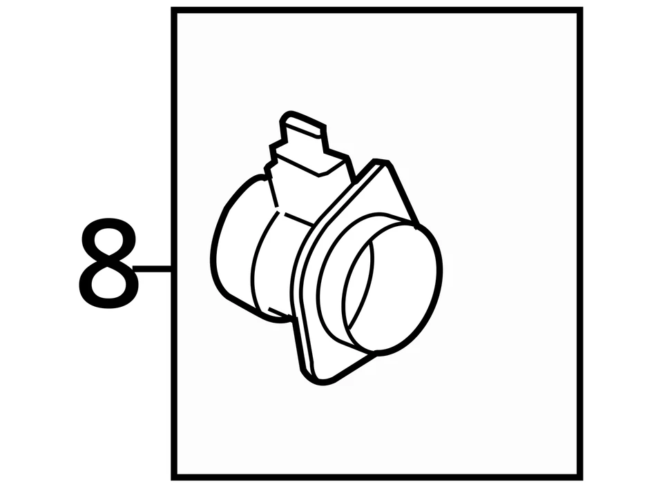 Air Flow Meter Base Fits 07-10 MINI COOPER 2240184 Foto 4 de 4