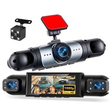 3,16" 1080P Auto Dashcam 4 Kameras Nachtsicht Loop-Aufnahme Bewegungserkennung