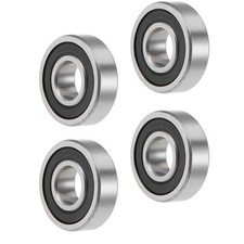 Image of 4Pcs 6200/12-2RS Deep Groove Ball Bearing 12mm IDx30mm IDx9mm T Double Sealed P0