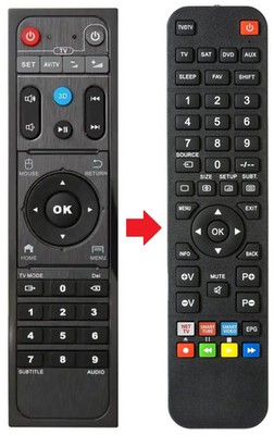 Fernbedienung geeignet für HIMEDIA Q5-PRO
