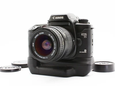 [Exc+4] Canon EOS 55 Eye Control 35 mm Sigma 28-80 mm f/3,5-5,6 = du JAPON - Photo 1/4