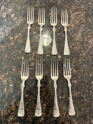 Empress by Gorham Sterling Silver Fork 7" Flatware Heirloom set of 8