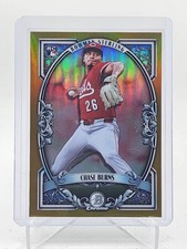 CHASE BURNS 2026 BOWMAN STERLING GOLD ROOKIE /50 #BST-10 REDS Q5547
