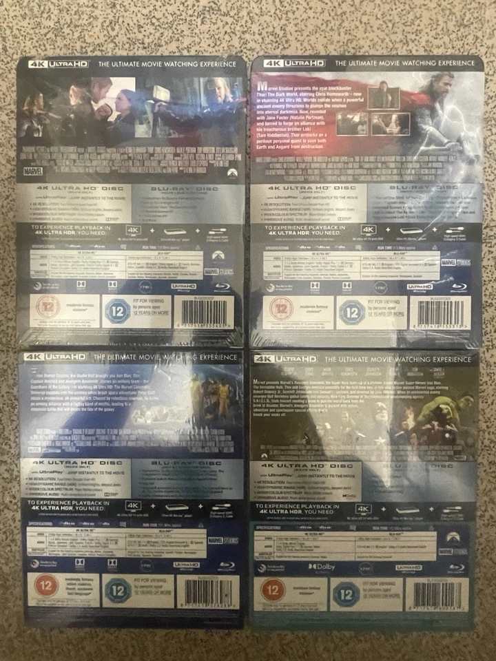 Marvel  movies- 4K Steelbook Bundle  brand-new and sealed - Image 2 of 4