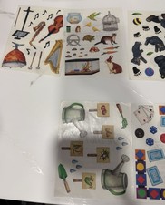 Creative Memories Lot of 21 Block Stickers - All Different - Shown In Pics