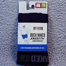 Duluth Trading Buck Naked Boxer Briefs Underwear Mens 2XL XXL Black Wicking NWT