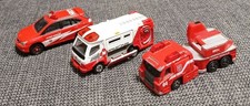 Lot de 3 voitures d'ambulance, de camion de pompiers et de police