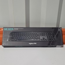 Logitech MX Keys Wireless Illuminated Keyboard Black English QWERTY Layout - 