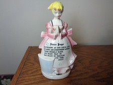 Vintage Enesco Pink Mother In The Kitchen Pra...