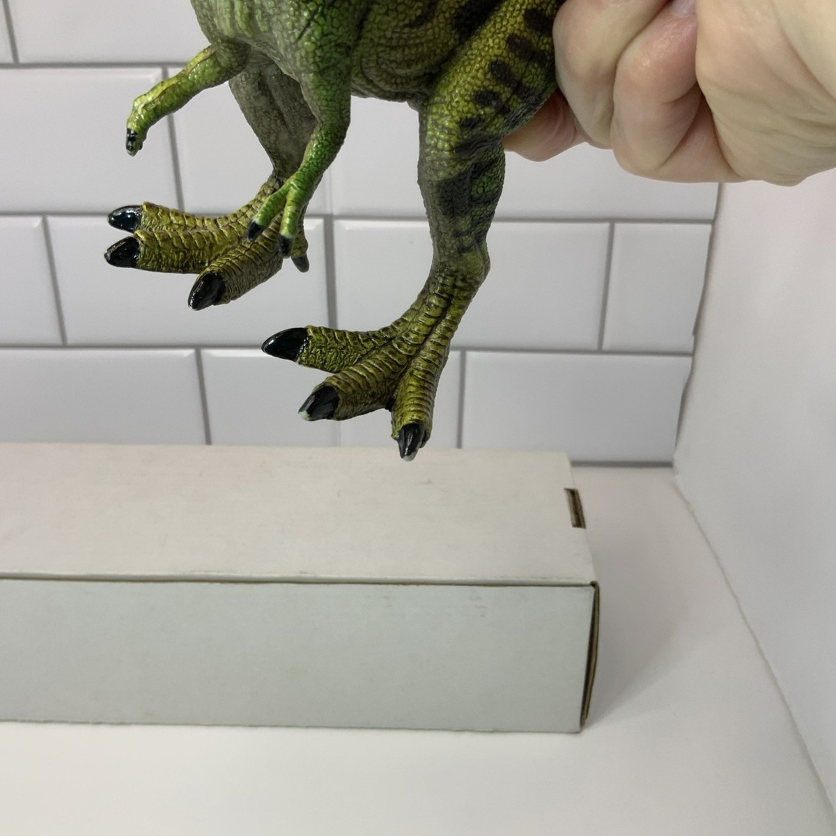 Detailed Adventure Force Tyrannosaurus Rex Dinosaur T-Rex Green
