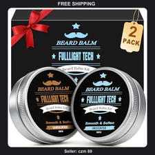 Beard Balm Set 2 x 2 oz Sandalwood & Unscente...