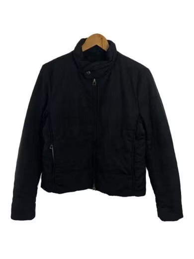 HERMES/Jacket/M/Polyester/BLK/Solid Color// - image 1
