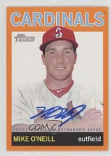 2013 Heritage Minor League Edition Real One Orange 4/5 Mike O'Neill Auto 1h1