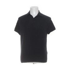 Olymp, Poloshirt, Größe: S, Schwarz, Baumwolle/Hanf, Einfarbig, Feinstrick #qfD