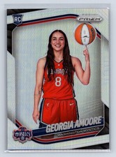 Georgia Amoore 2025 Panini Prizm WNBA Silver Prizms Washington Mystics #140