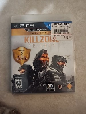 Killzone Trilogy Collection HD (Sony PlayStation 3, 2012) PS3