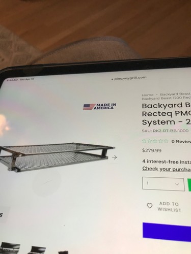 Recteq 1200 pimp my grill rack system
