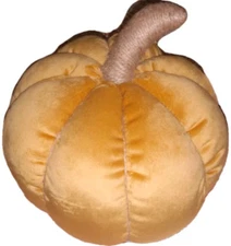 Way To Celebrate Shaped Pumpkin Yellow One Size Plush Thanksgiving
