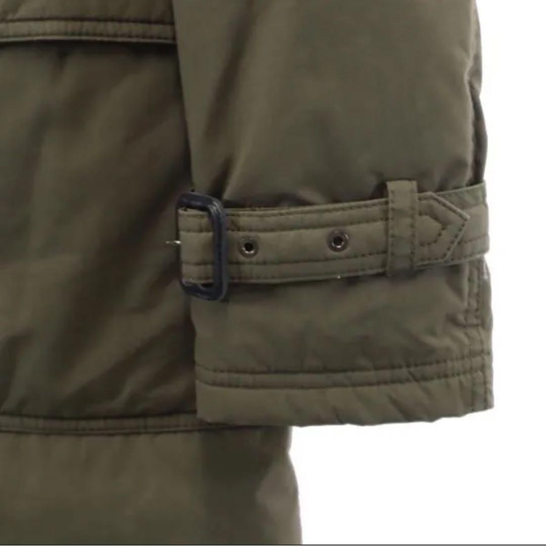 Burberry Black Label Men's Down Coat Real Fur M Cotton Blend Warm Used thumbnail 4