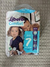 Open Package Of 14 Libero Comfort SIZE 7 Diapers