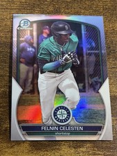 FELNIN CELESTEN 2023 Bowman Draft #BDC-178 Chrome Silver Refractor