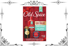 Old Spice Holiday Pack, 2in1 Shampoo, Putty Styler  Body Wash Travel