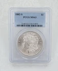 1882-S Morgan $1 Dollar Silver Dollar Coin PCGS MS63 San Francisco CN1041