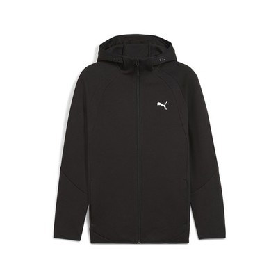 PUMA Evostripe Full Zip Hoodie Mens Black Casual Athletic Outerwear 68823101