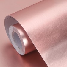 Rose Gold Wrapping Paper, 17inch x 33ft Matte Metallic 17" x 33', 