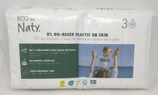 Image of Eco by Naty Vegan Nappies Size 3 Pack of 50 Nappies 4-9kg / 9-20lbs New