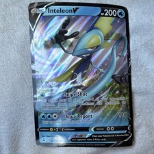 The Pokémon Company Inteleon V SWSH016 Jumbo Cards Promo Holo Basic 200 HP