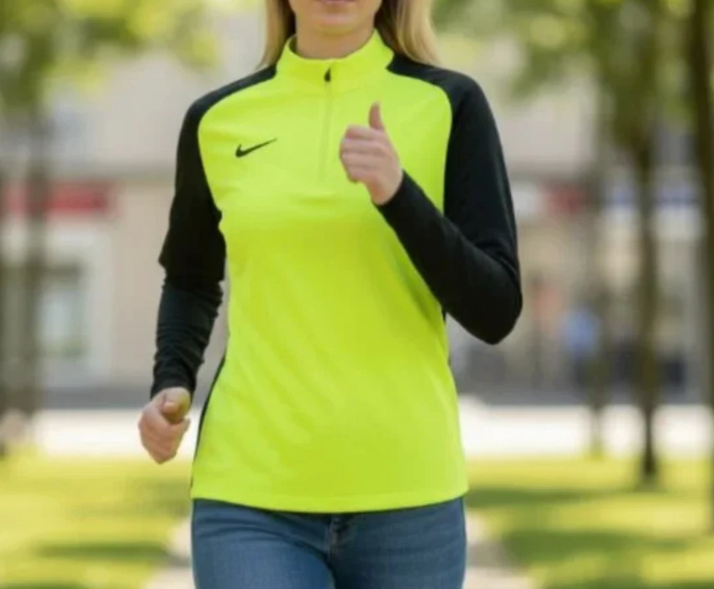 NWT $95 Nike Strike Storm-FIT Drill Top Black/Neon Green FZ3987-702 SIZE: M