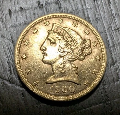 1900 $5 Liberty Head Gold Coin