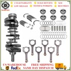 ☆Crankshaft Connecting Rods Bearings Piston For 2011-2019 Hyundai Kia 3.3L G6DH