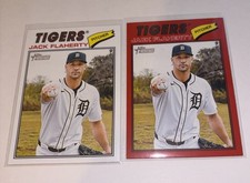 JACK FLAHERTY RED BORDER PARALLEL 2026 Topps Heritage #204 Tigers