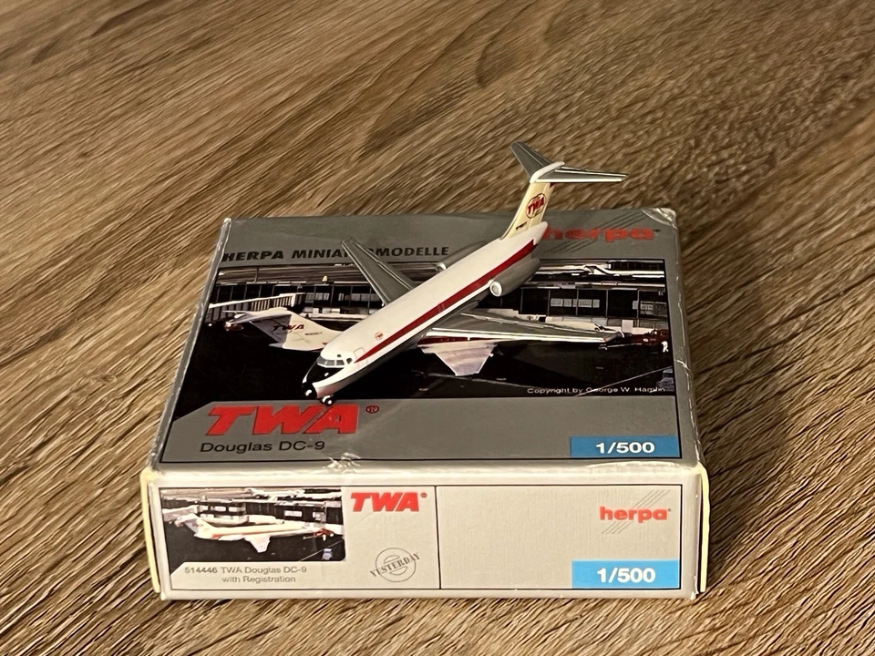 TOP: Herpa Wings TWA Douglas DC 9 ✅