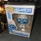 The Smurfs Brainy Smurf #271 Animation Funko Pop! + Protector VAULTED