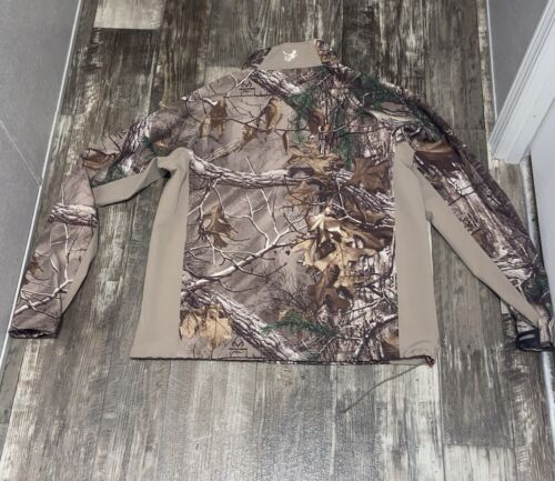 Kings RiverlCamouflage Full Zip Hunting Jacket Realtree Scent Factor Sz L - Picture 7 of 9