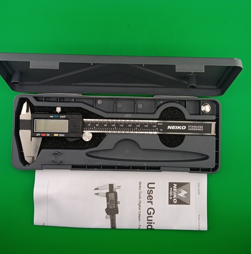 Neiko 01407A elektronischer digitaler Messschieber Messwerkzeug, 0-6 Zoll Edelstahl NEU