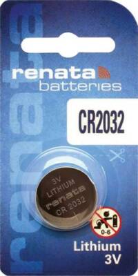 25 x Renata CR 2032 3V Lithium Batterie Knopfzelle 225mAh Blister