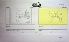 Ape Escape TV SERIES 2009 Hand Drawn Production Storyboard Page  #WW