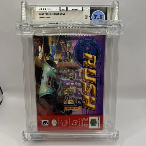 San Francisco Rush 2049 Racing N64 WATA Graded 7.5 CIB